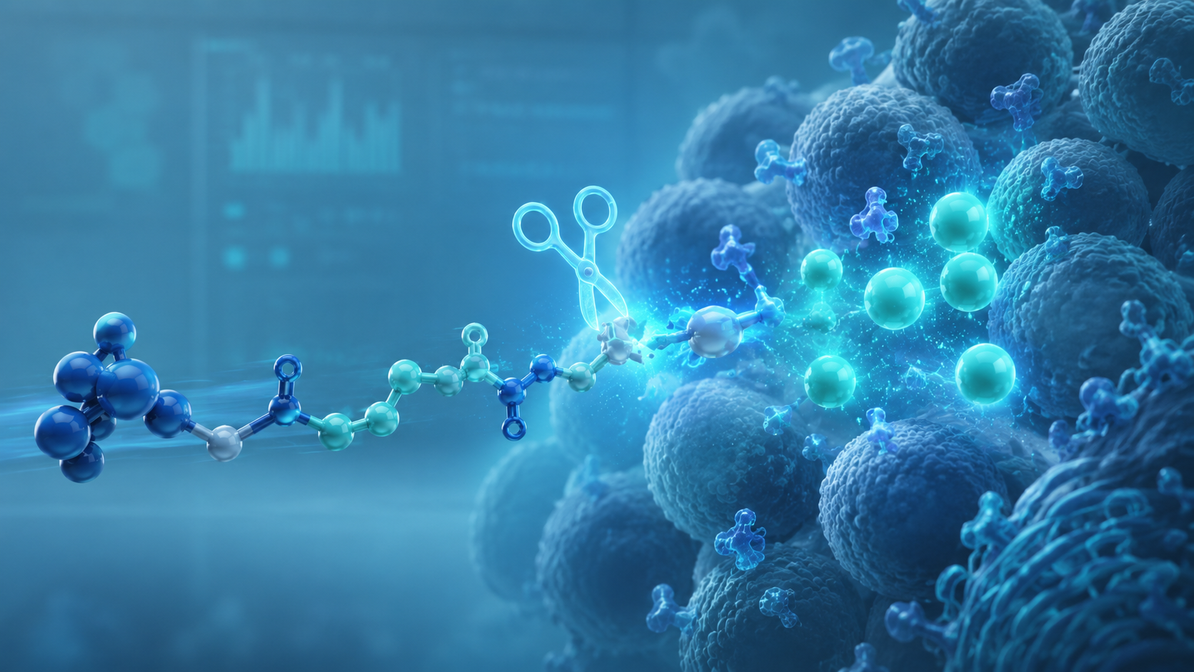 PSA-activated prodrug cleavage event releasing payload near tumor cells